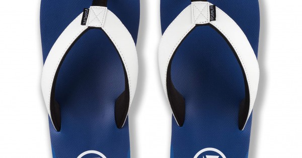 Cobalt blue flip store flops